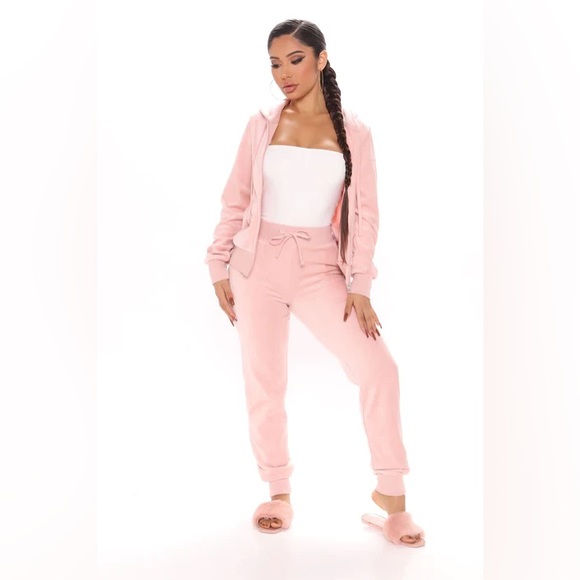 The original trendsetter blessed velour set - mauve - Picture 2 of 5